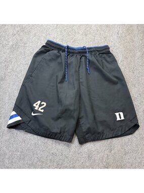 Duke Blue Devils Nike Shorts Men L Black Performance 9" Athletic DRI-FIT